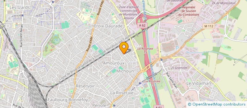 localisation de l'entreprise COMMUNICATION RECHERCHE ACTION à TOULOUSE