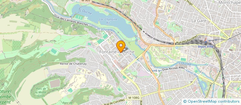 localisation de l'entreprise COMMUNICATION RECHERCHE INFORMATION  DIJON