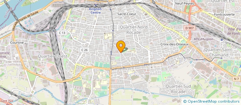 localisation de l'entreprise COMMUNICATION RESSOURCES REAL EVEIL AUTO  AVIGNON