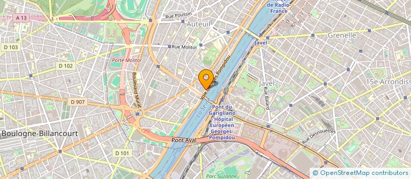 localisation de l'entreprise COMMUNICATION SANS FRONTIERES  PARIS