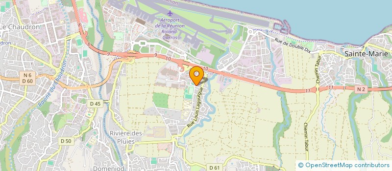 localisation de l'entreprise COMMUNICATION SECRETARIAT ET GESTION  SAINTE-MARIE