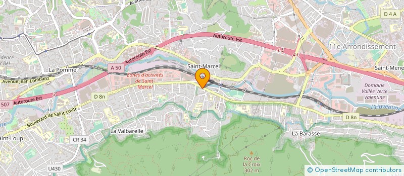 localisation de l'entreprise COMMUNICATION SECURITE ROUTIERE à MARSEILLE