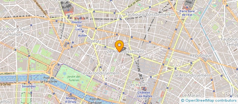 localisation de l'entreprise COMMUNICATION SERVICES à PARIS
