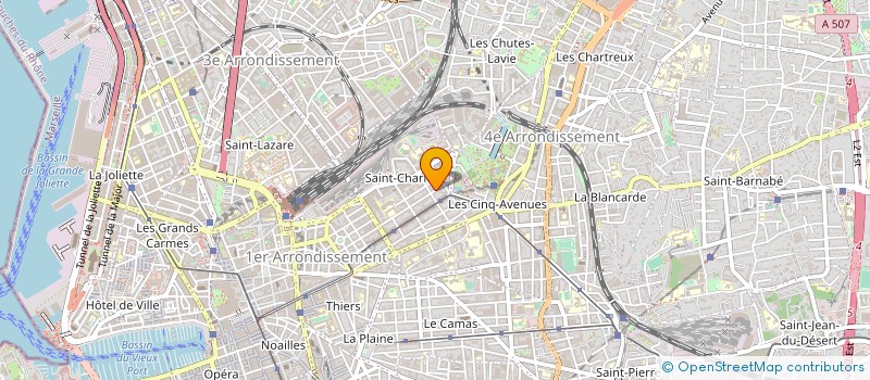 localisation de l'entreprise COMMUNICATION SERVICES TELEMATIQUES à MARSEILLE