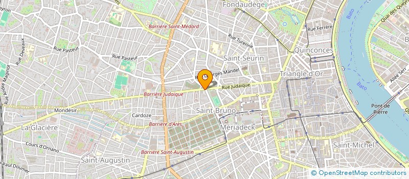 localisation de l'entreprise COMMUNICATION SOLIDARITE DANS ENTREPRISE à BORDEAUX