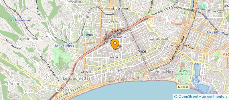 localisation de l'entreprise COMMUNICATION SUR RISQUES INDUS ET SOCIA à NICE