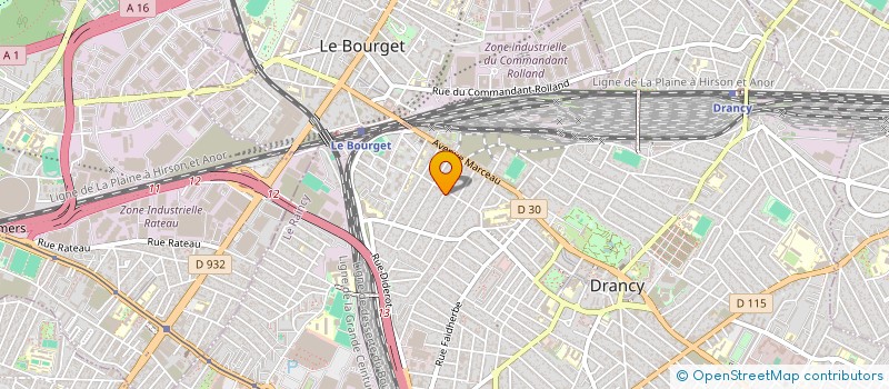 localisation de l'entreprise COMMUNICATION TELEPHONIQUE SYSTEME  DRANCY