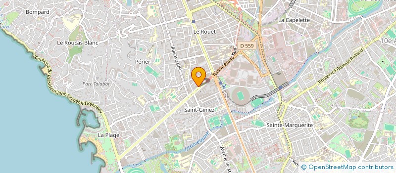 localisation de l'entreprise COMMUNICATION VISION à MARSEILLE