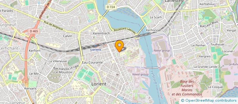 localisation de l'entreprise COMMUNICATIONS INTERNATIONALES à LORIENT