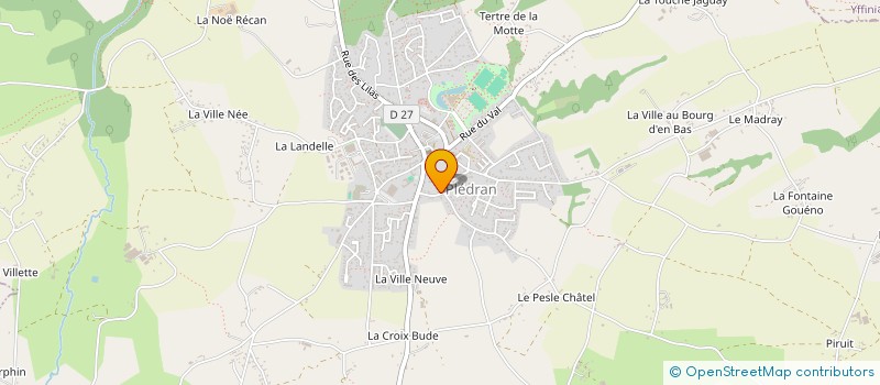localisation de l'entreprise COMMUNICOLOR à PLEDRAN