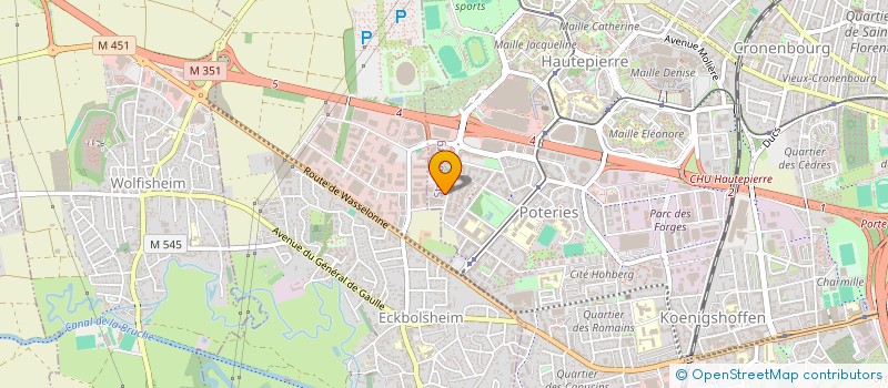localisation de l'entreprise COMMUNIDE à STRASBOURG