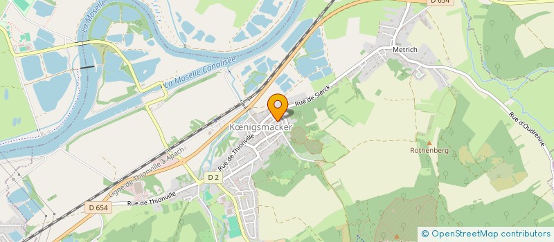 localisation de l'entreprise COMMUNION FRATERNELLE ST-ROCH DE LA CANNER  KNIGSMACKER