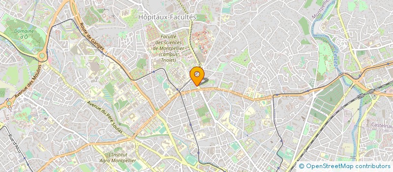 localisation de l'entreprise COMMUNIQA à MONTPELLIER