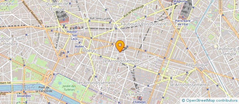 localisation de l'entreprise COMMUNIQUER à PARIS