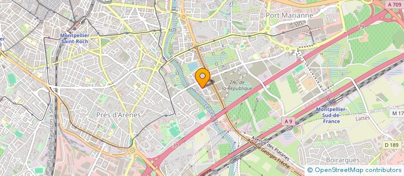 localisation de l'entreprise COMMUNIQUER AUTREMENT à MONTPELLIER