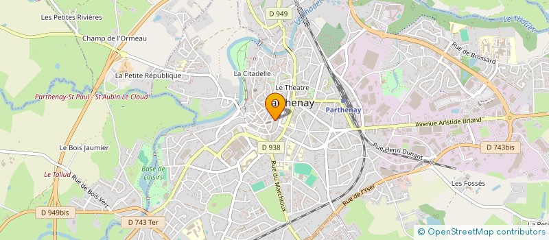 localisation de l'entreprise COMMUNIQUER LIRE ECRIRE à PARTHENAY