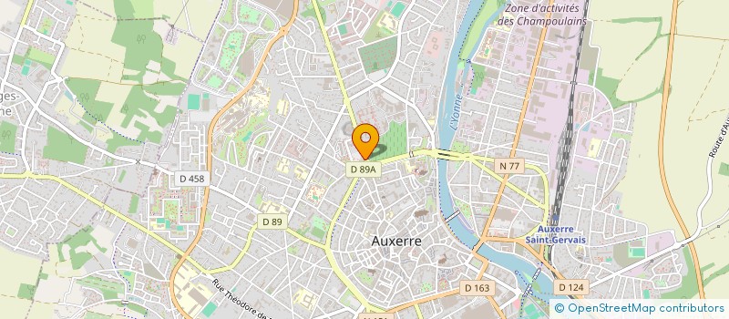 localisation de l'entreprise COMMUNIQUER LIRE ECRIRE FORMER à AUXERRE