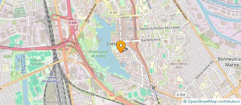 localisation de l'entreprise COMMUNITY  CRETEIL