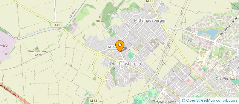 localisation de l'entreprise COMMUNN' COM  OBERHAUSBERGEN