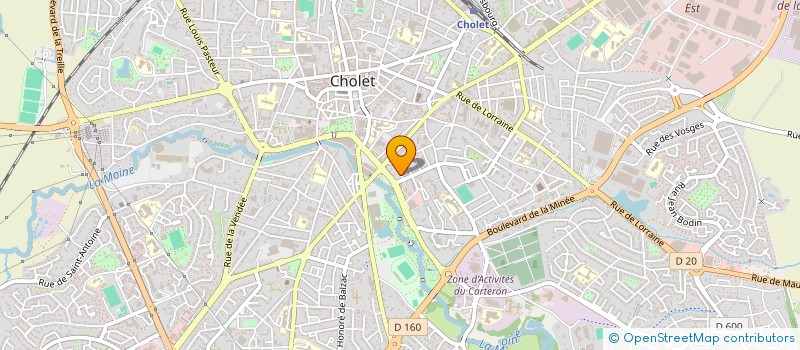 localisation de l'entreprise COMMUNS ET COMMUNES DU CHOLETAIS à CHOLET