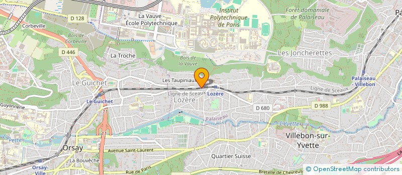 localisation de l'entreprise COMMUTA à PALAISEAU