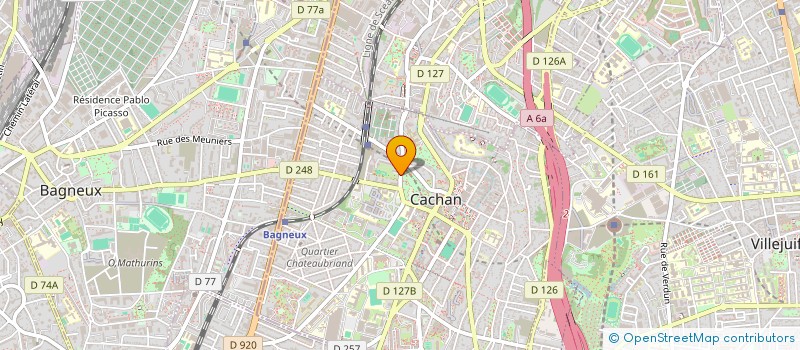 localisation de l'entreprise COMMUTATIO  CACHAN