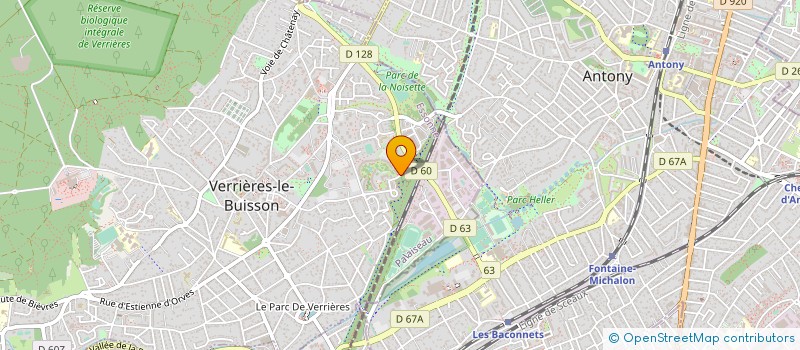 localisation de l'entreprise COMMUTATION AUDIO COMMUTATION VIDEO à VERRIERES-LE-BUISSON