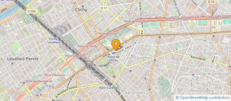 localisation de l'entreprise COMMUTATIONS TELEPHONIQUES à PARIS