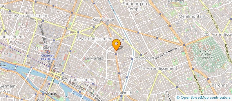 localisation de l'entreprise COMMUTRONICS à PARIS