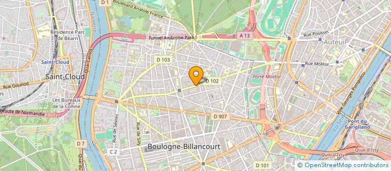 localisation de l'entreprise COMNECT à BOULOGNE-BILLANCOURT