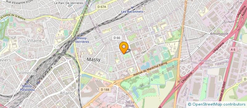 localisation de l'entreprise COMNEUF ENERGIE à MASSY