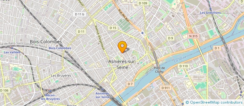 localisation de l'entreprise COMNIPRESENCE  ASNIERES-SUR-SEINE