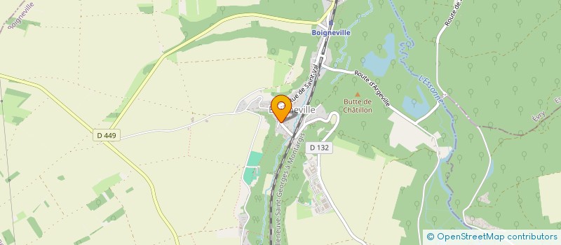 localisation de l'entreprise COMNOW1 AI PROJECT  BOIGNEVILLE