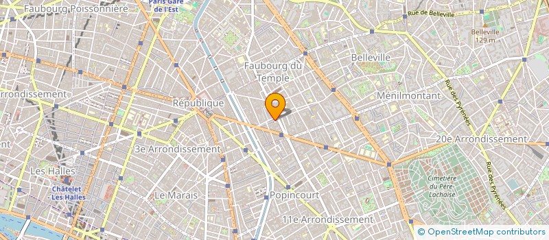 localisation de l'entreprise COMO  PARIS