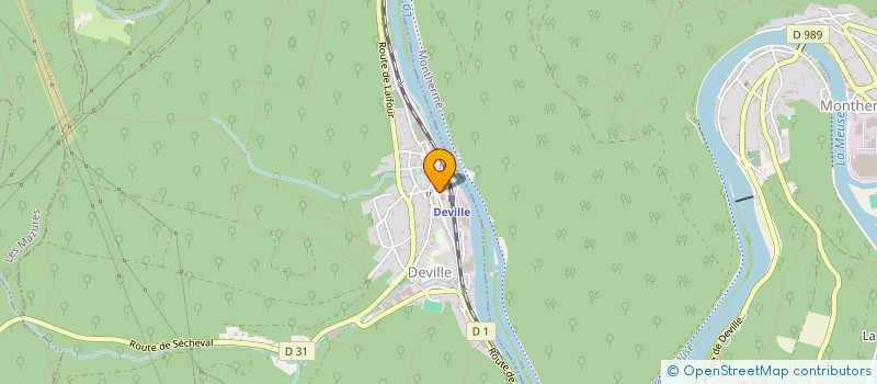 localisation de l'entreprise COMO  DEVILLE