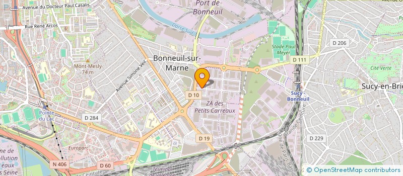 localisation de l'entreprise COMO BONNEUIL  BONNEUIL-SUR-MARNE