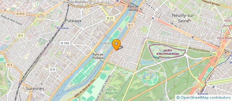 localisation de l'entreprise COMOCO à NEUILLY-SUR-SEINE