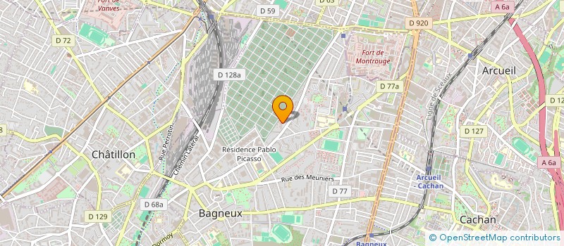 localisation de l'entreprise COMOCO TELECOM  BAGNEUX