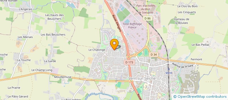 localisation de l'entreprise COMODOR  VERN-SUR-SEICHE