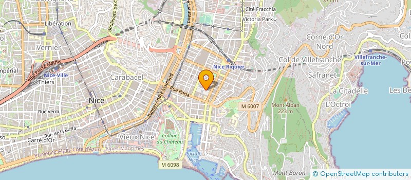 localisation de l'entreprise COMOE à NICE