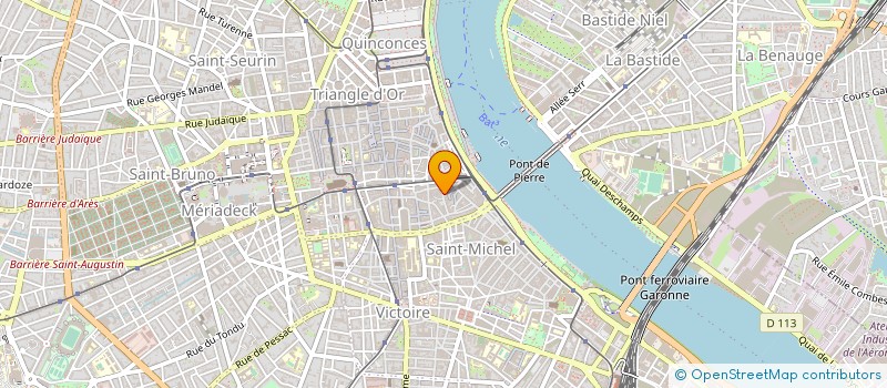 localisation de l'entreprise COMOEDIA MUNDI à BORDEAUX