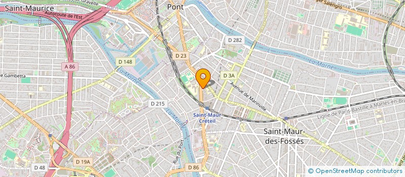 localisation de l'entreprise COMOMARCHE à SAINT-MAUR-DES-FOSSES