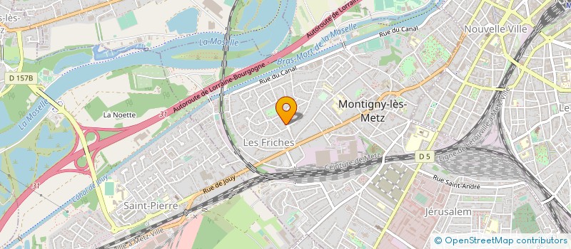 localisation de l'entreprise COMONADI  MONTIGNY-LES-METZ