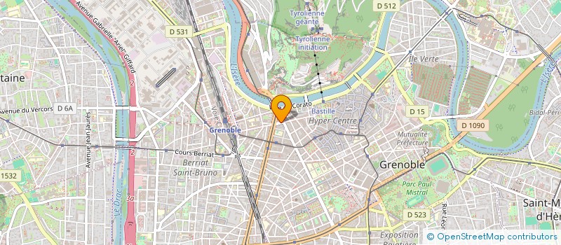 localisation de l'entreprise COMONIMAGE à GRENOBLE