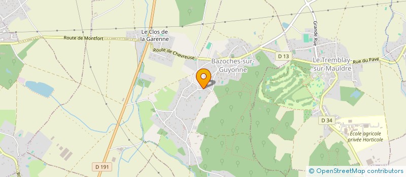 localisation de l'entreprise COMONLINE MEDIA  BAZOCHES-SUR-GUYONNE