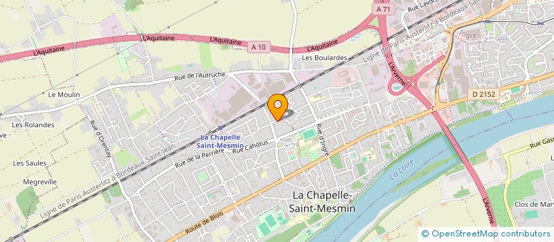 localisation de l'entreprise COMOP  LA CHAPELLE-SAINT-MESMIN