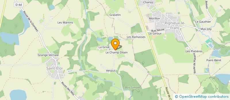 localisation de l'entreprise COMOR  SAINT-ELOI