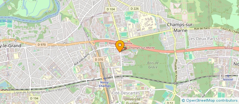 localisation de l'entreprise COMOROS URBAN ARTS  CHAMPS-SUR-MARNE