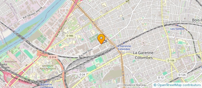 localisation de l'entreprise COMOSEO à COLOMBES