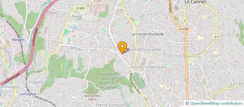 localisation de l'entreprise COMOTEC à CANNES